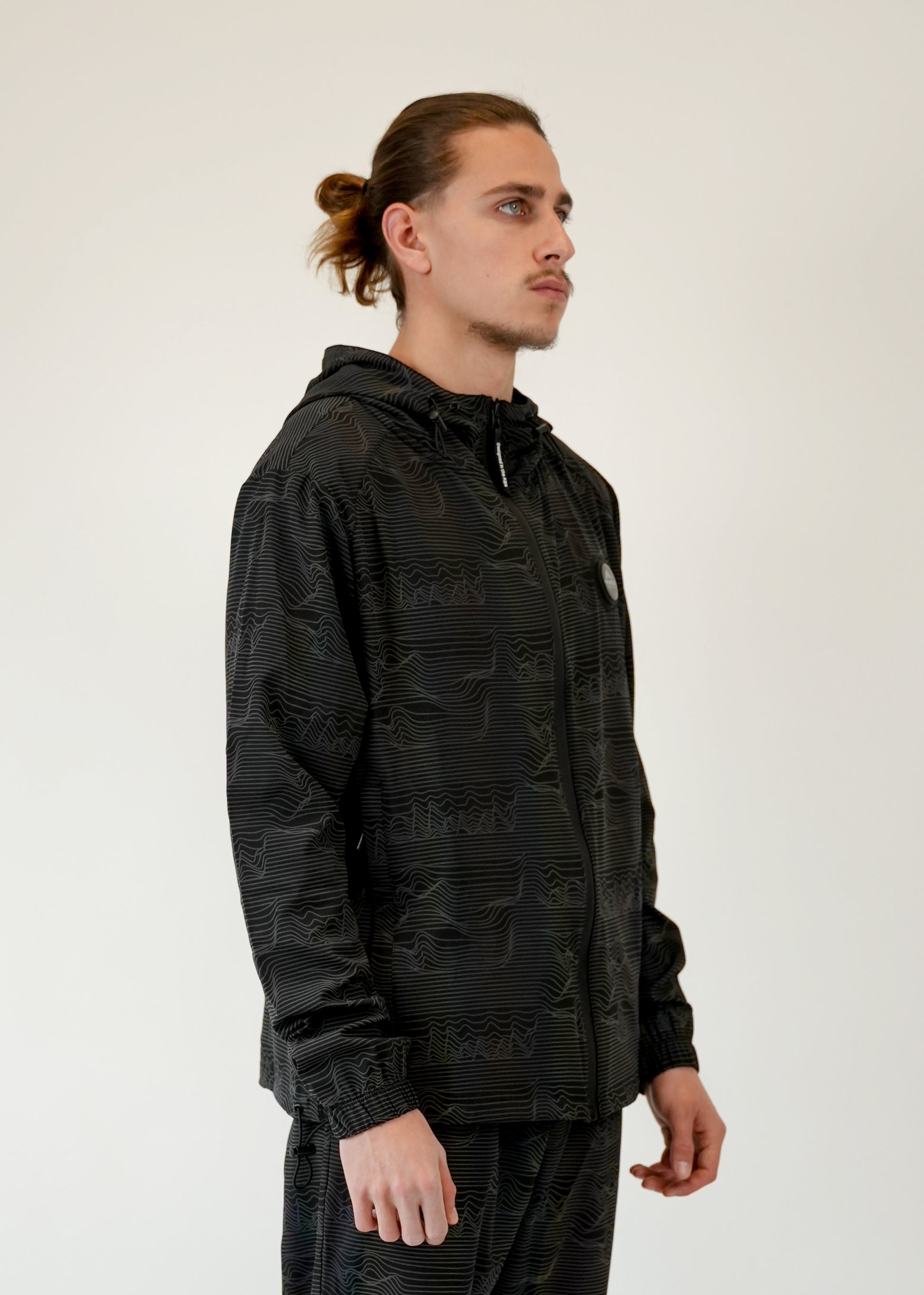 Veste HELVETICA Noir Homme - Streetwear