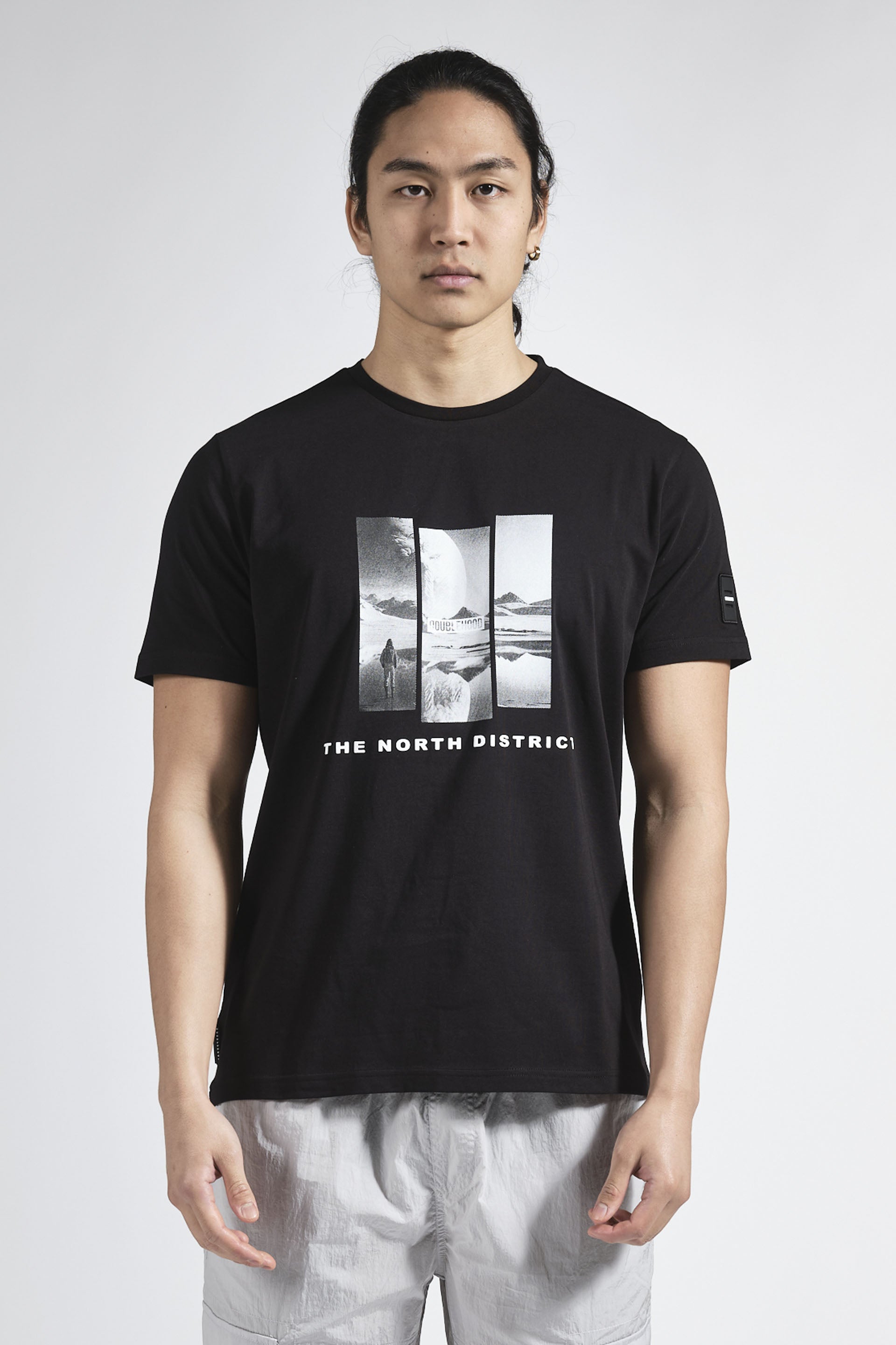 Tee-shirt noir homme streetwear DOUBLEHOOD