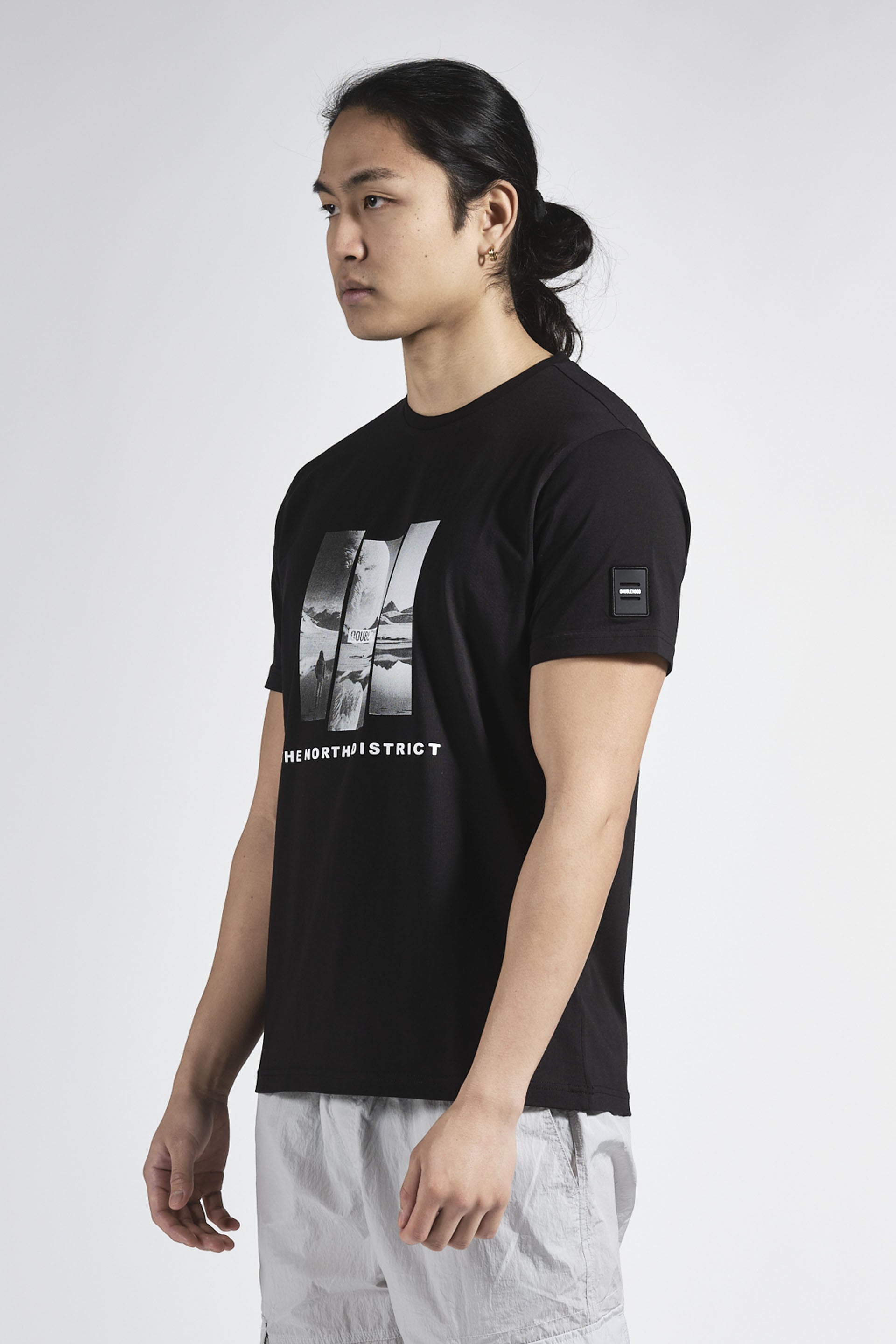 Tee-shirt noir homme streetwear DOUBLEHOOD