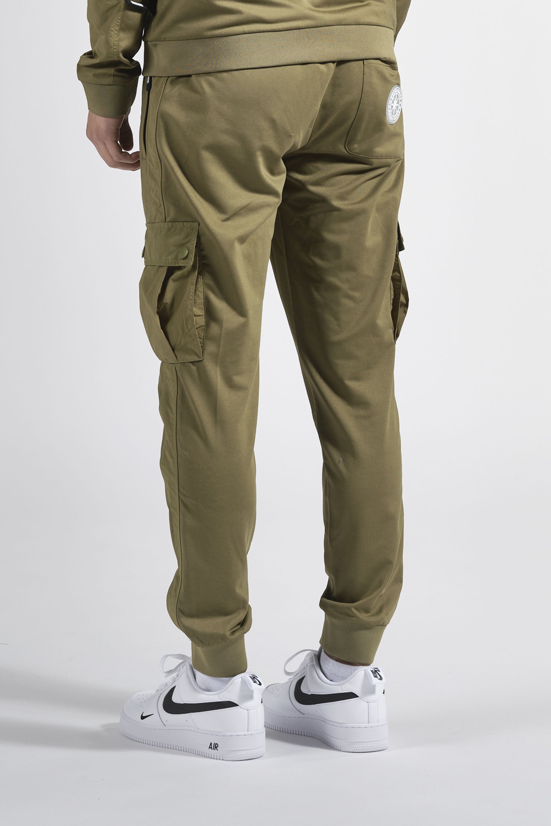 Pantalon cargo homme kaki DOUBLEHOOD