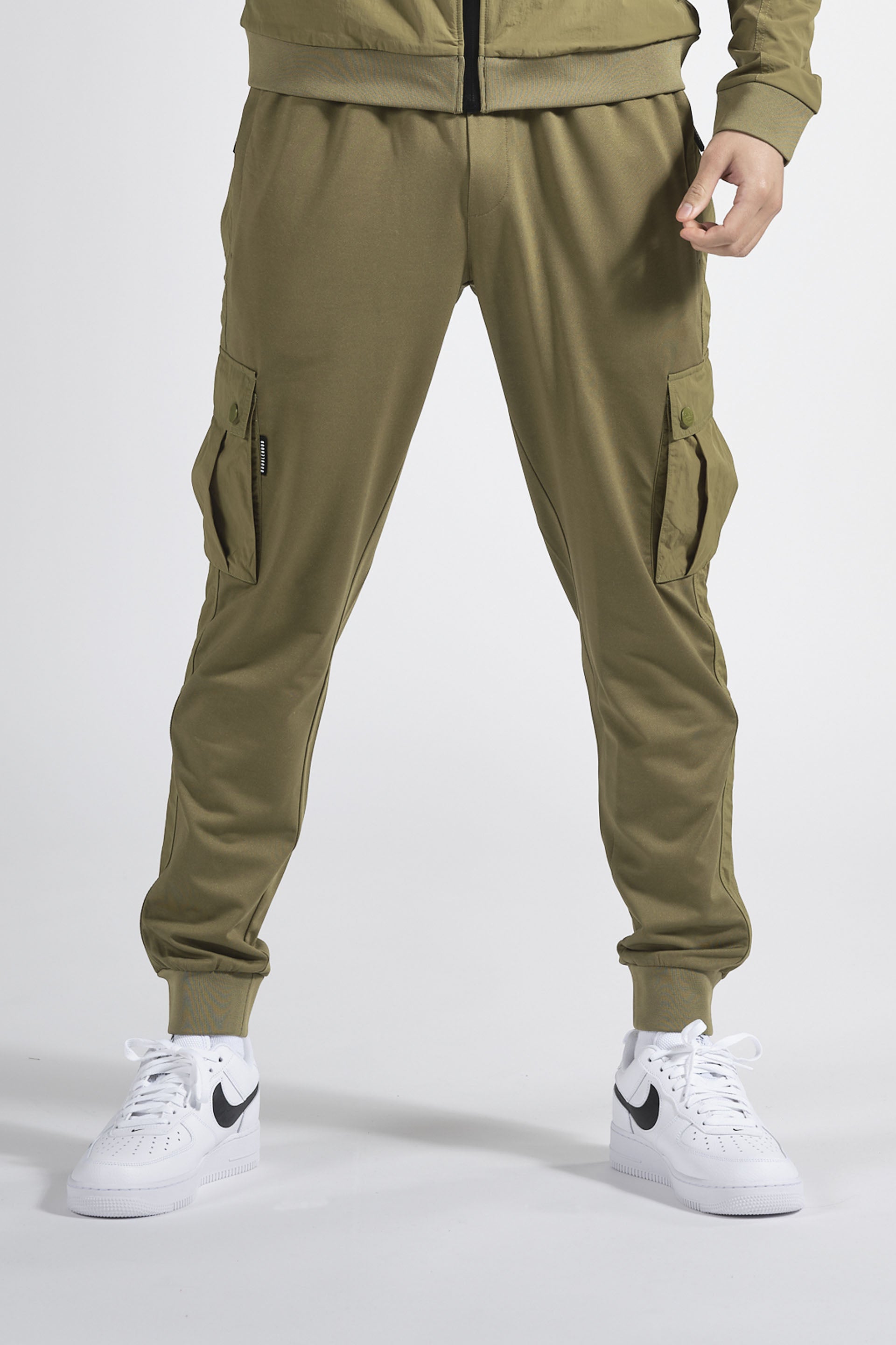Pantalon cargo homme kaki DOUBLEHOOD