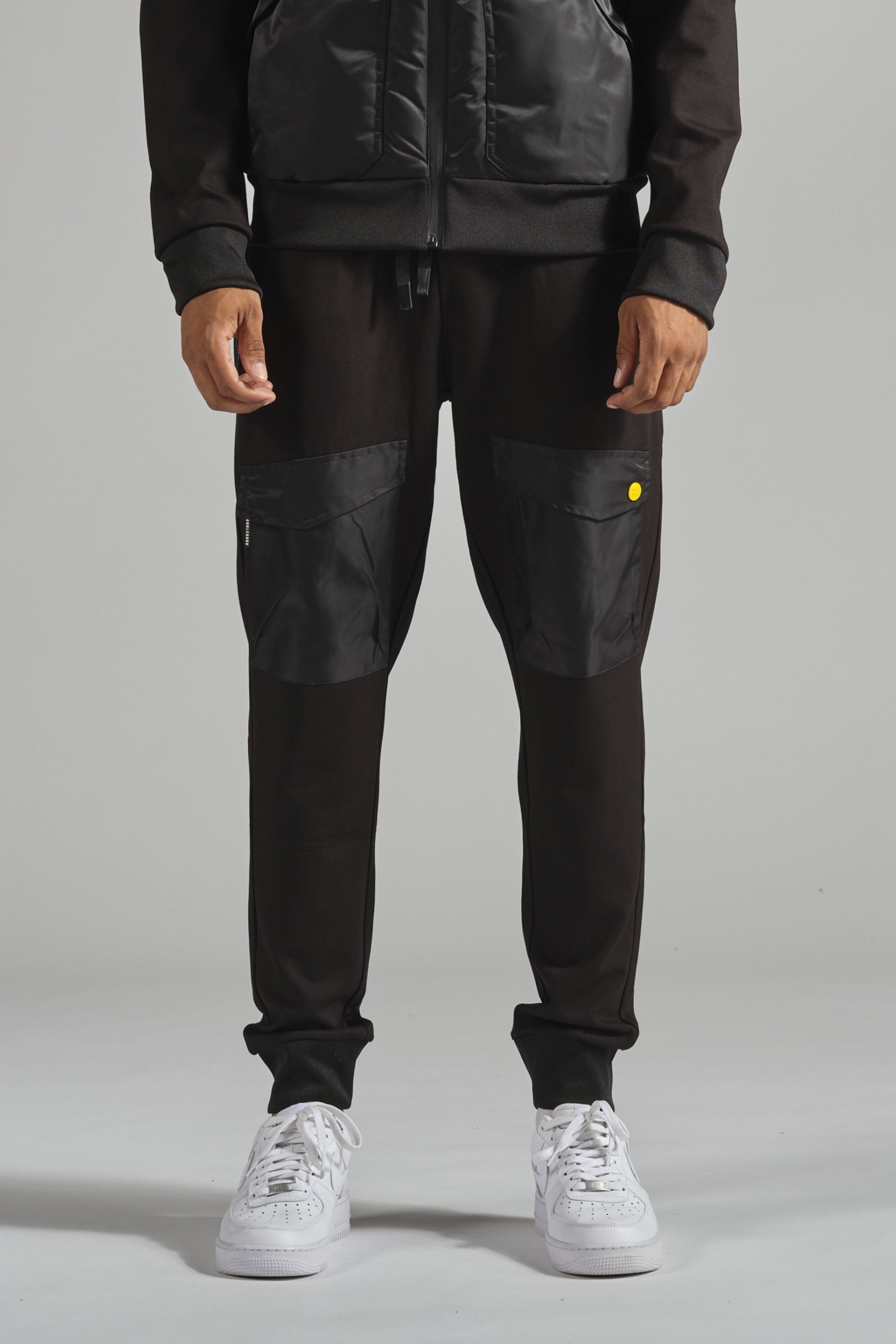 Pantalon cargo homme noir DOUBLEHOOD