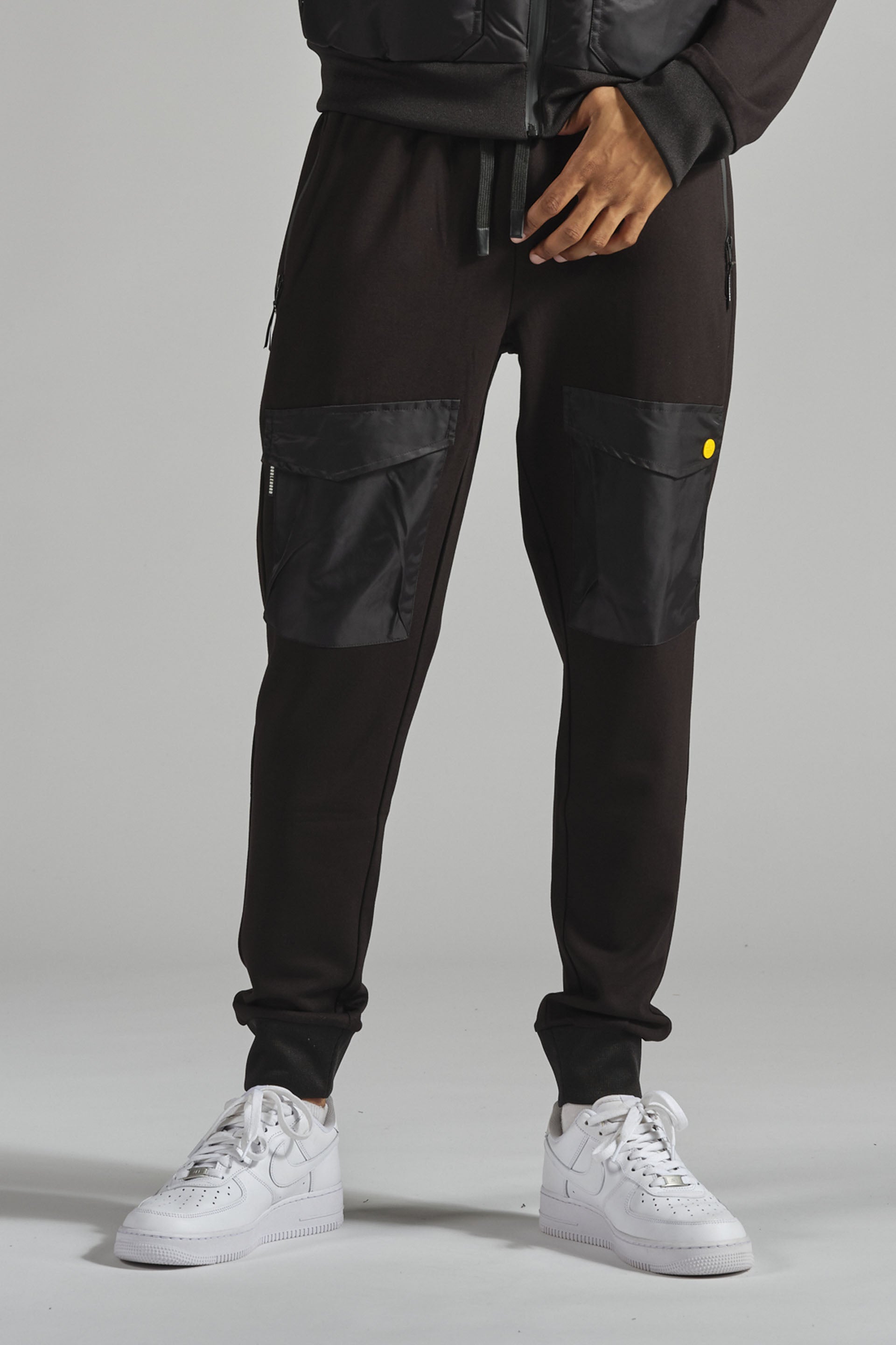 Pantalon cargo homme noir DOUBLEHOOD