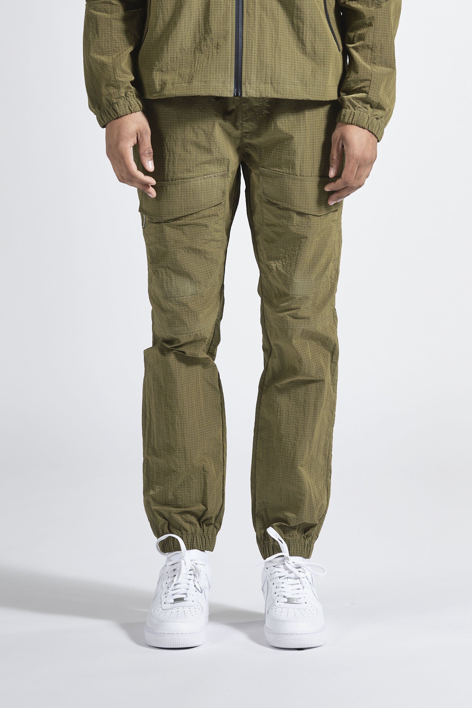 Pantalon homme streetwear kaki DOUBLEHOOD