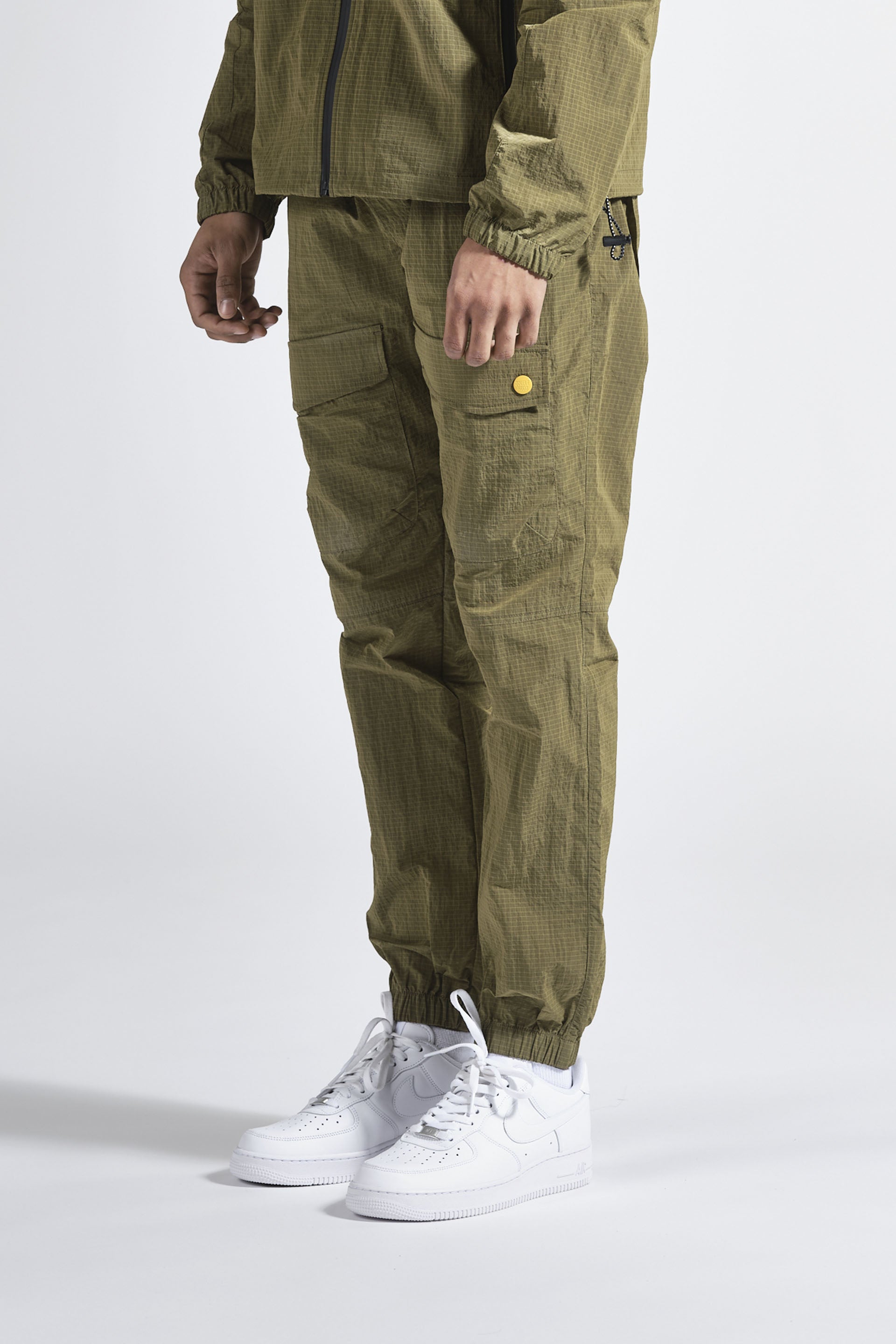 Pantalon homme streetwear kaki DOUBLEHOOD