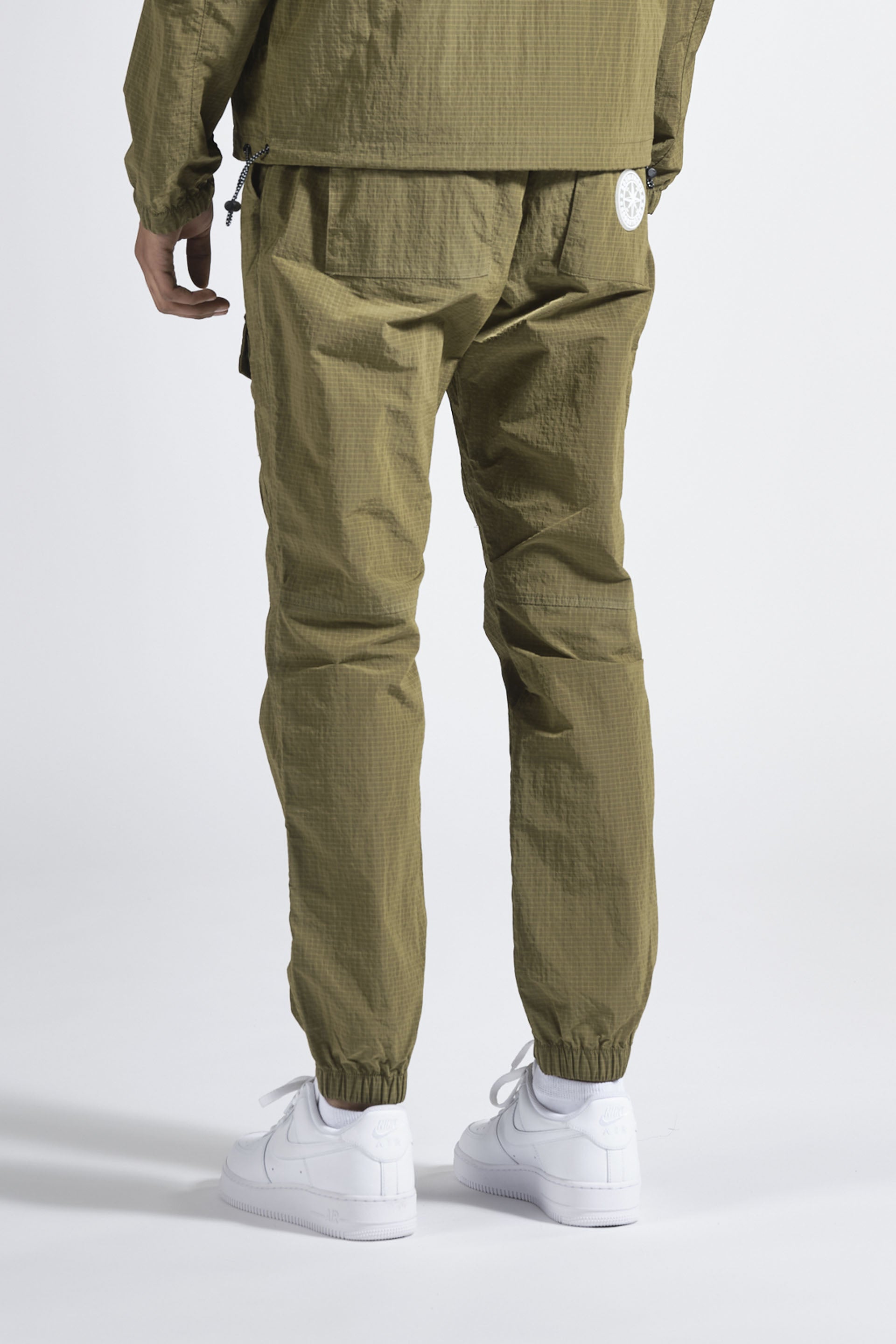 Pantalon homme streetwear kaki DOUBLEHOOD