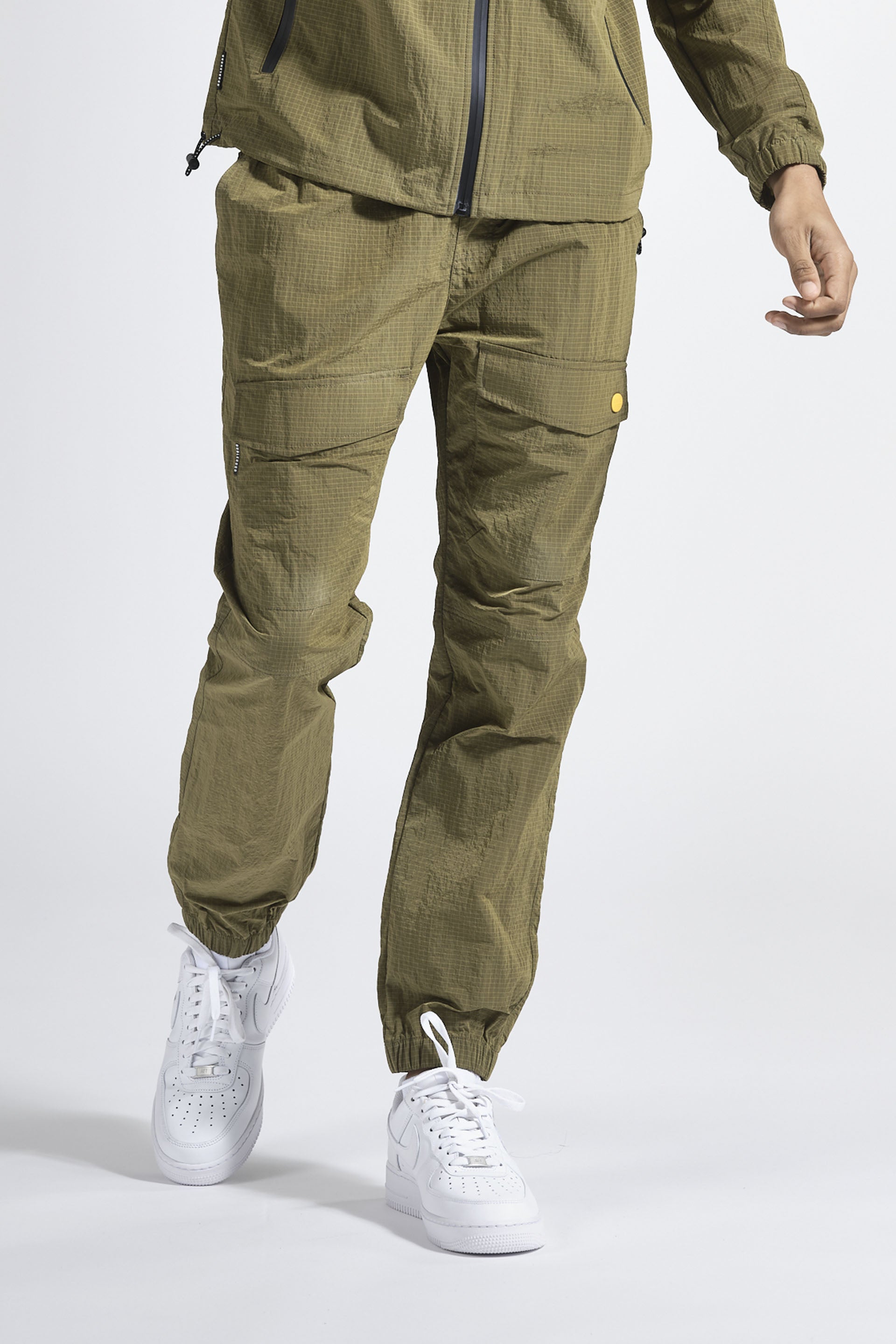 Pantalon homme streetwear kaki DOUBLEHOOD