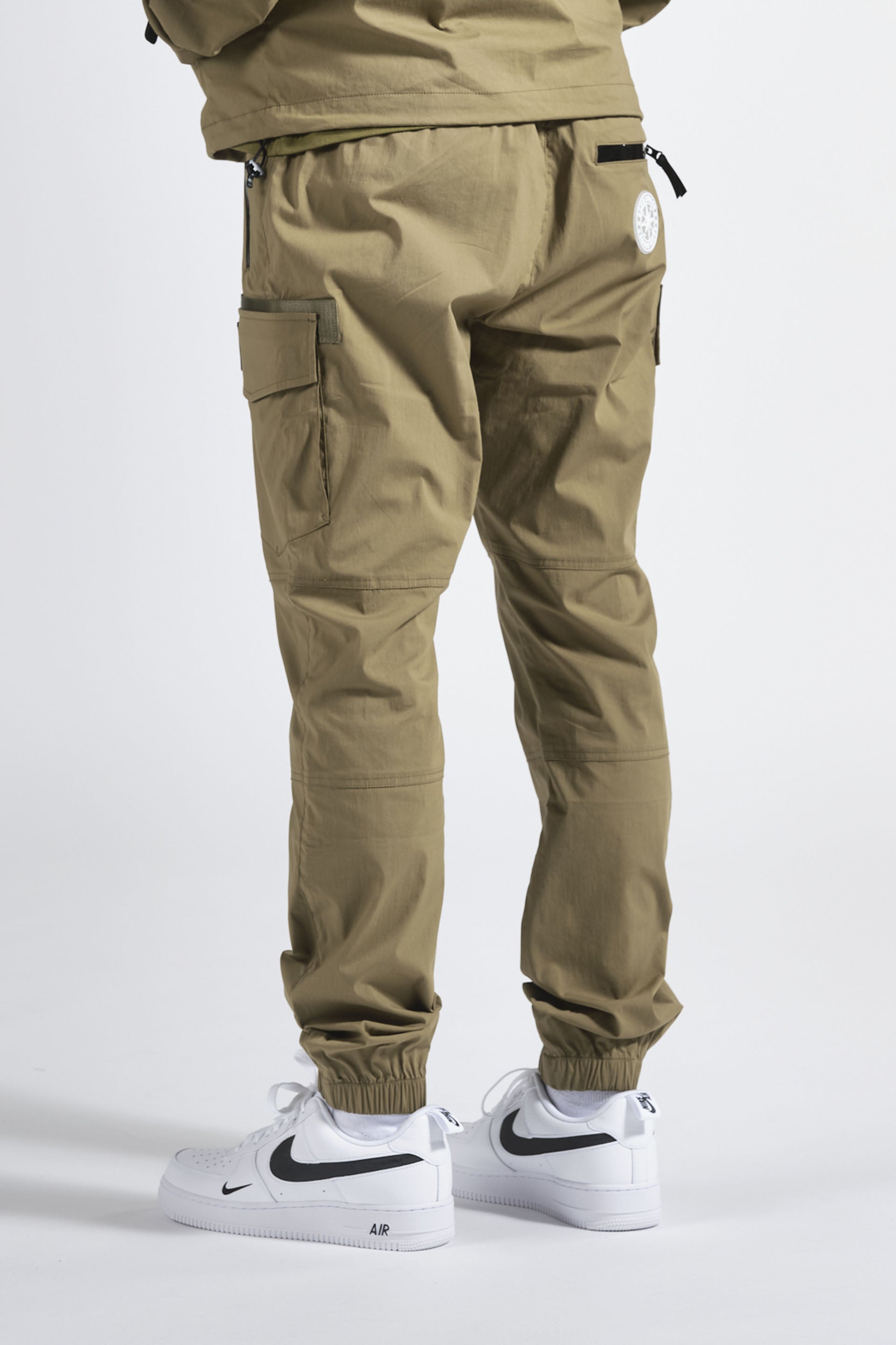 Pantalon homme streetwear kaki DOUBLEHOOD