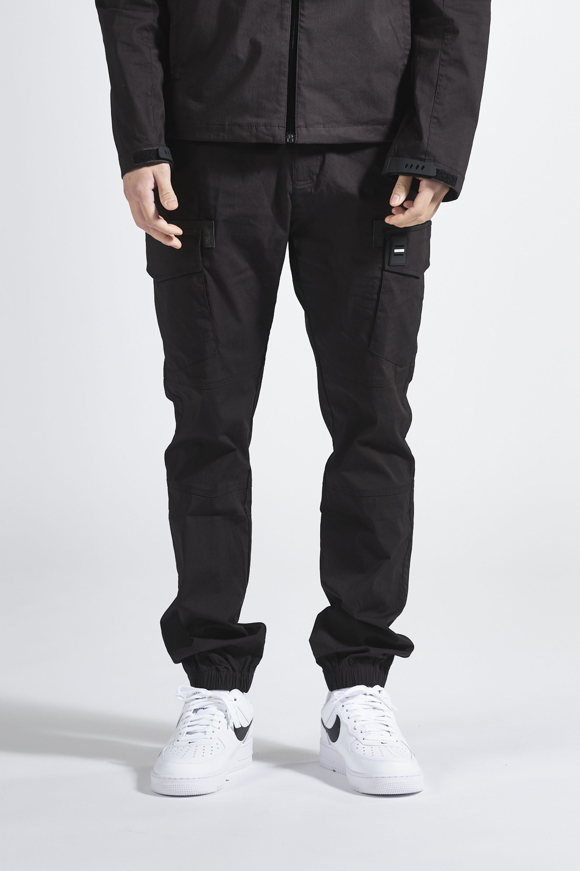 Pantalon homme streetwear noir  DOUBLEHOOD