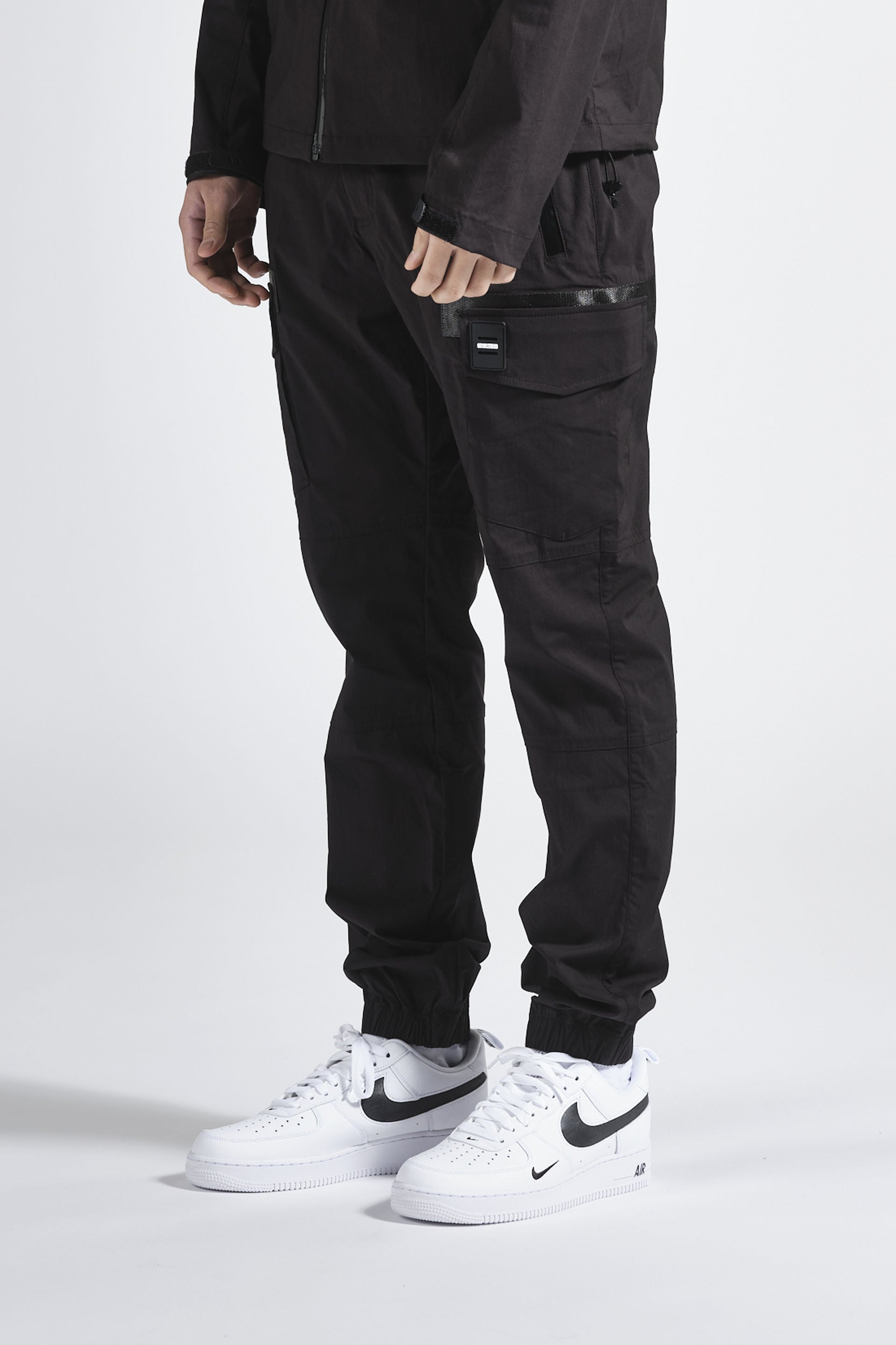 Pantalon homme streetwear noir  DOUBLEHOOD